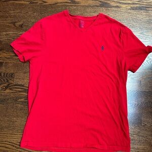 Polo by Ralph Lauren Men's Bright Red Tee